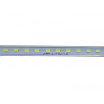 Светодиодная линейка SMD 5730/76 220V (IP44) 1000mm (прозрачная)